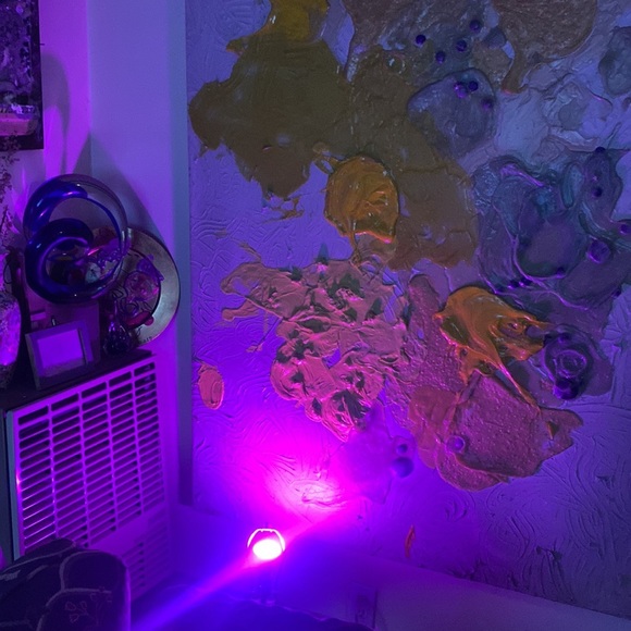 Original vintage fine art painting by Lucy Baker signed in verso and dated 1983 - Picture 3 of 5